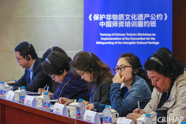 亞太中心在上海舉辦《保護非物質(zhì)文化遺產(chǎn)公約》中國師資培訓(xùn)履約班